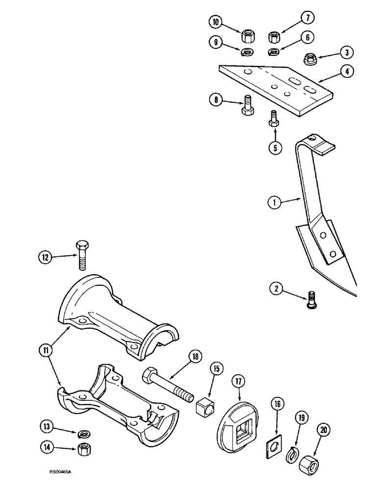 Схема запчастей Case IH 3800 - (9-30) - FURROW FILLER ATTACHMENT (09) - CHASSIS/ATTACHMENTS