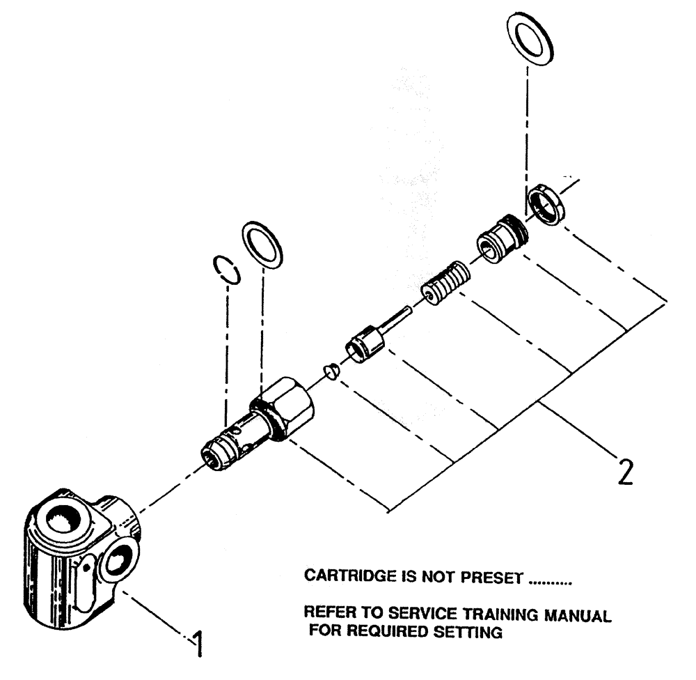 Схема запчастей Case IH 7700 - (B04-65) - HYDRAULIC RELIEF VALVE (BASECUTTER) Hydraulic Components & Circuits