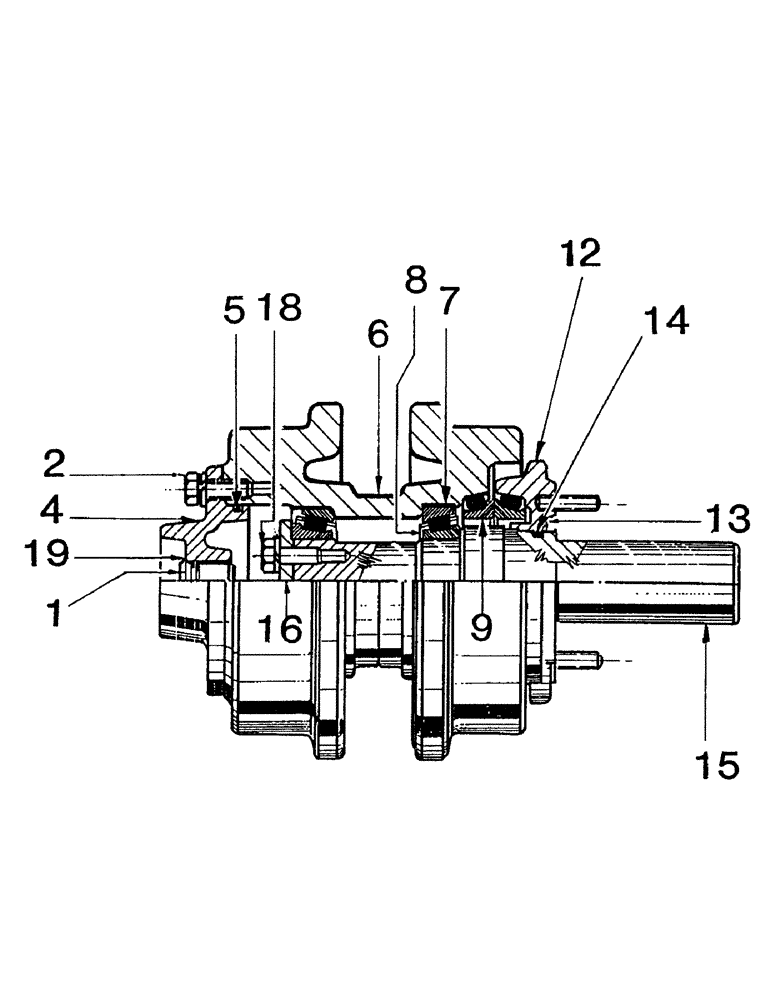 Схема запчастей Case IH 7000 - (A04-55) - TRACK IDLER ROLLER, 7700 Mainframe & Functioning Components