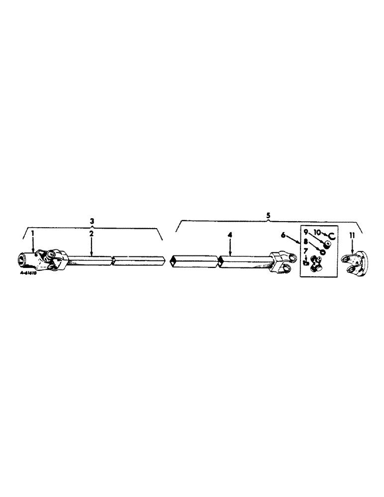 Схема запчастей Case IH 105 - (G-30) - POWER DRIVE EQUIPMENT, ROCKWELL STANDARD 