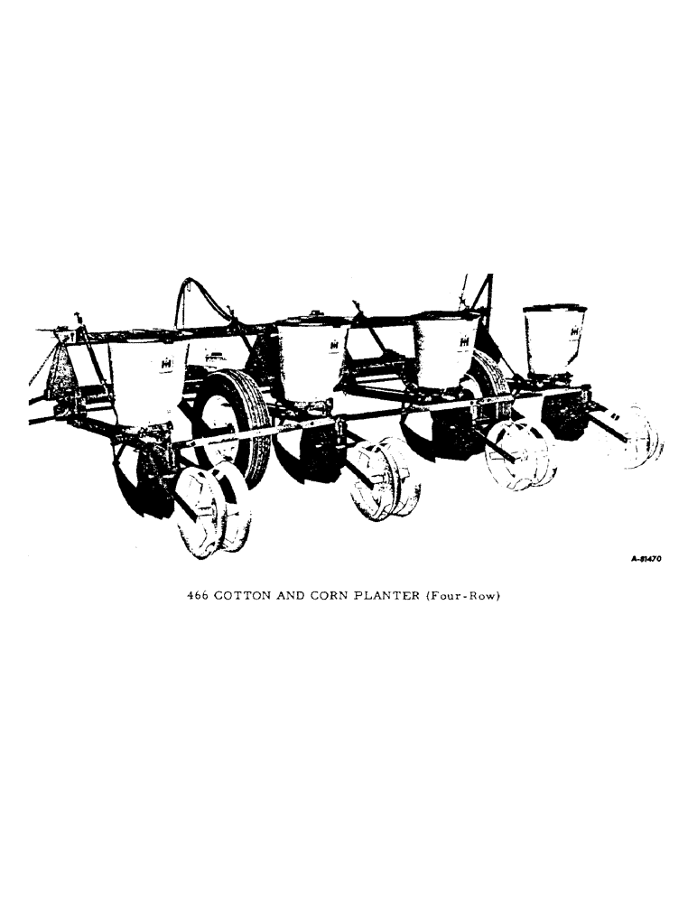 Схема запчастей Case IH 466 - (J-02) - 466 COTTON AND CORN PLANTER (FOUR-ROW) 
