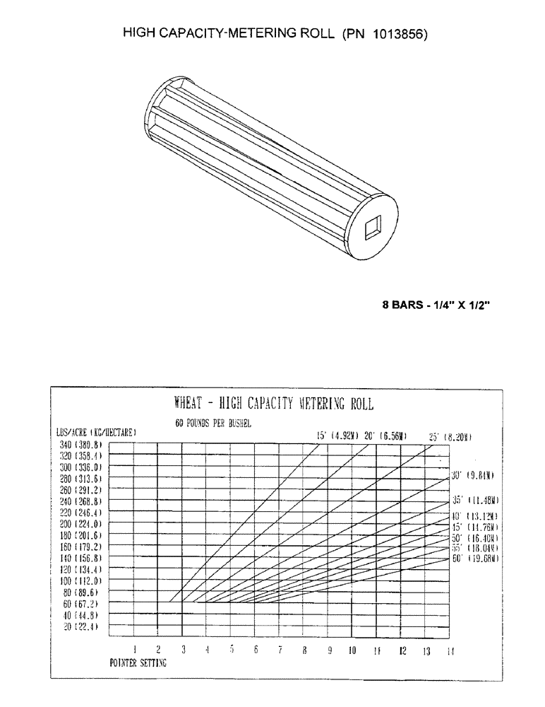 Схема запчастей Case IH 2000 - (D09) - HIGH CAPACITY-METERING ROLL (PN 1013856) 