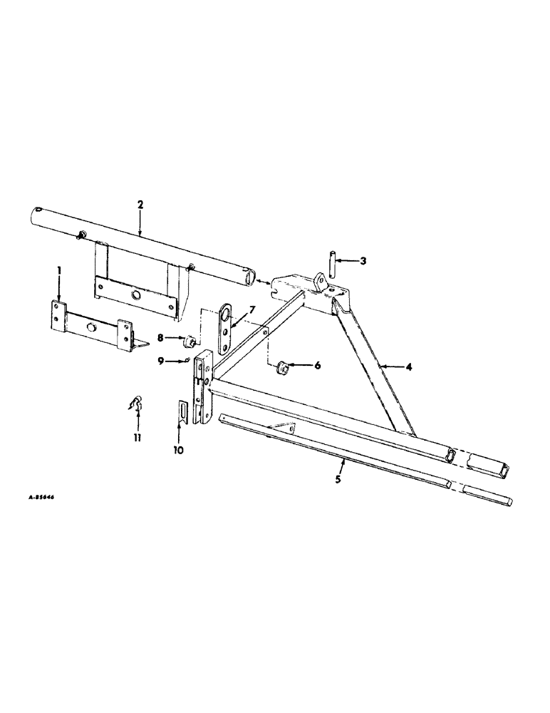 Схема запчастей Case IH 68 - (J-04) - MAIN FRAME 