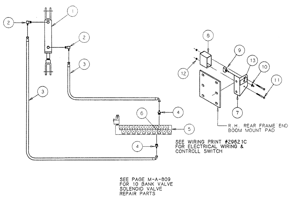 Схема запчастей Case IH PATRIOT - (06-008) - HYDRAULIC PLUMBING - TOW HITCH (S/N 05920092 AND UP) Hydraulic Plumbing