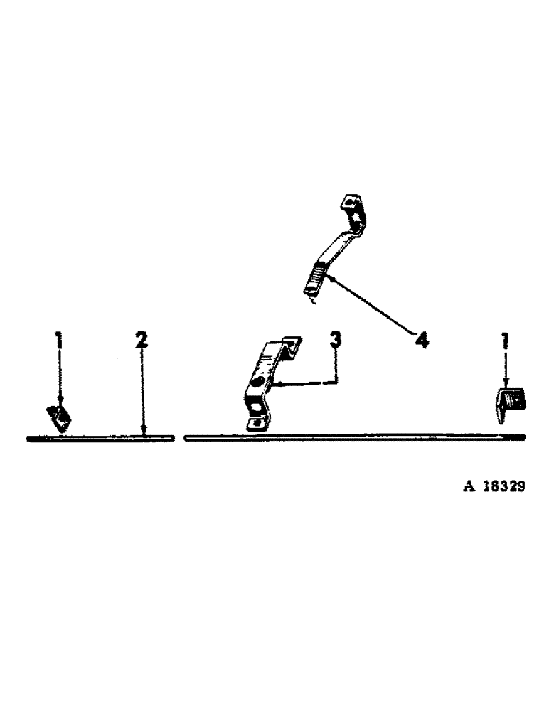 Схема запчастей Case IH 100 - (B-37) - PLOW PACKER ADAPTER, 1959 SEASON 