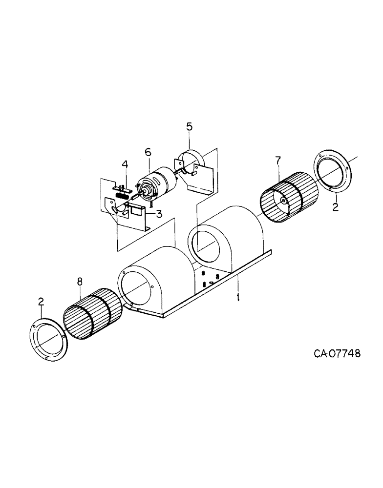 Схема запчастей Case IH 7288 - (13-26) - SUPERSTRUCTURE, BLOWER ASSY, WITH PERMANENT MAGNET (05) - SUPERSTRUCTURE