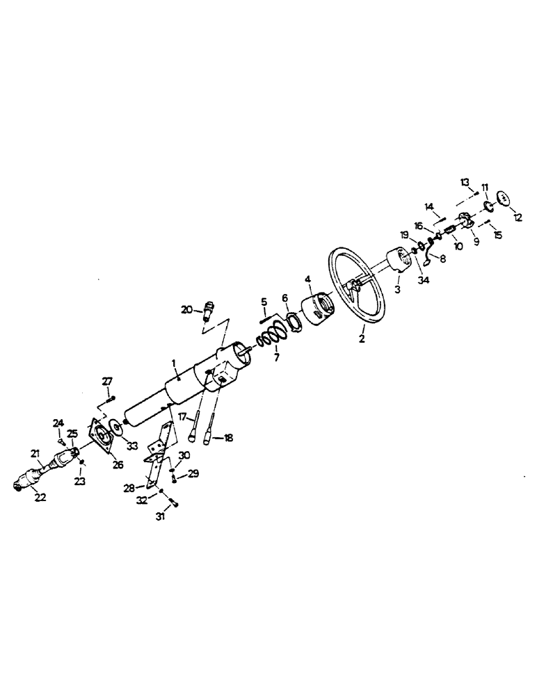 Схема запчастей Case IH 9170 - (01-17) - STEERING COLUMN AND MOUNTING (10) - CAB