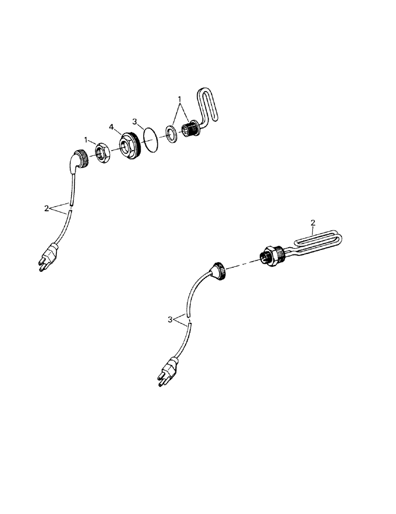 Схема запчастей Case IH ST450 - (04-03) - ENGINE BLOCK HEATER (04) - Drive Train
