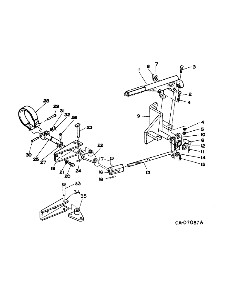 Схема запчастей Case IH 284 - (04-06) - BRAKES, PARKING BRAKE, DIESEL ENGINE TRACTORS (5.1) - BRAKES