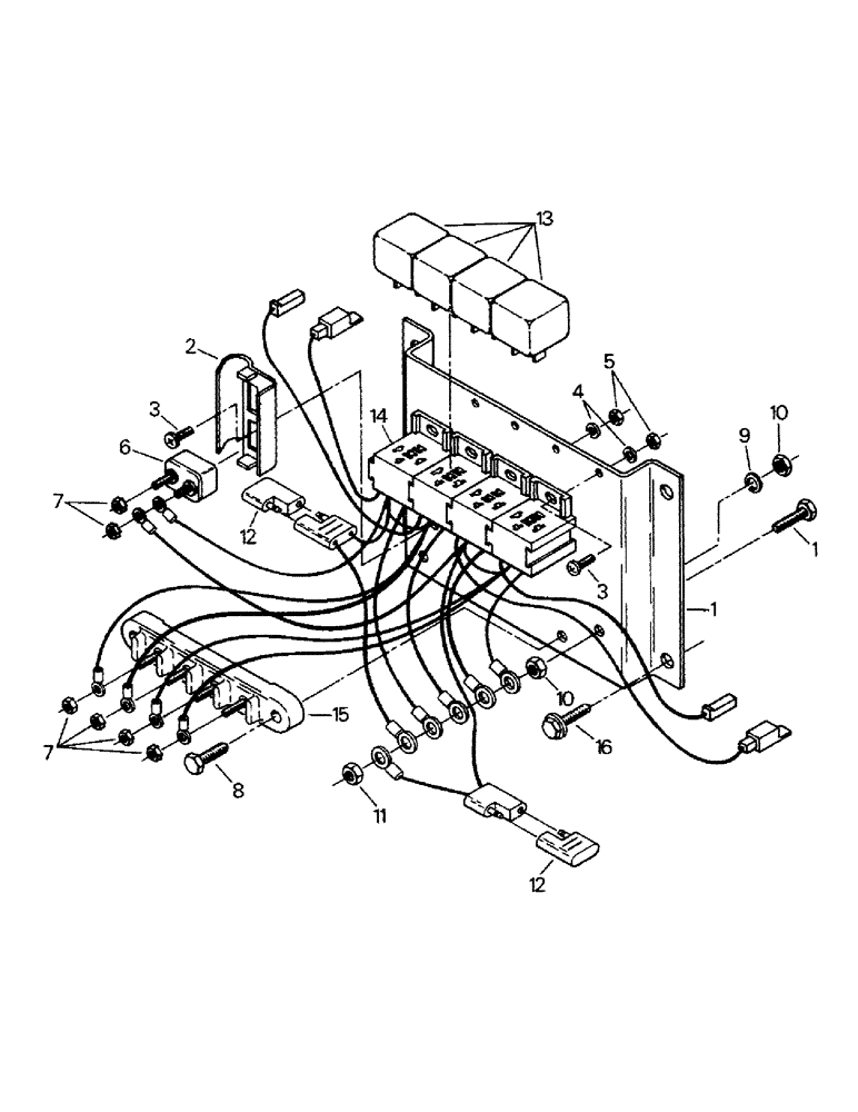 Схема запчастей Case IH KP-1360 - (04-49) - CONTROLLED TRACTION DIFFERENTIAL INSTRUMENTATION GROUP (04) - Drive Train