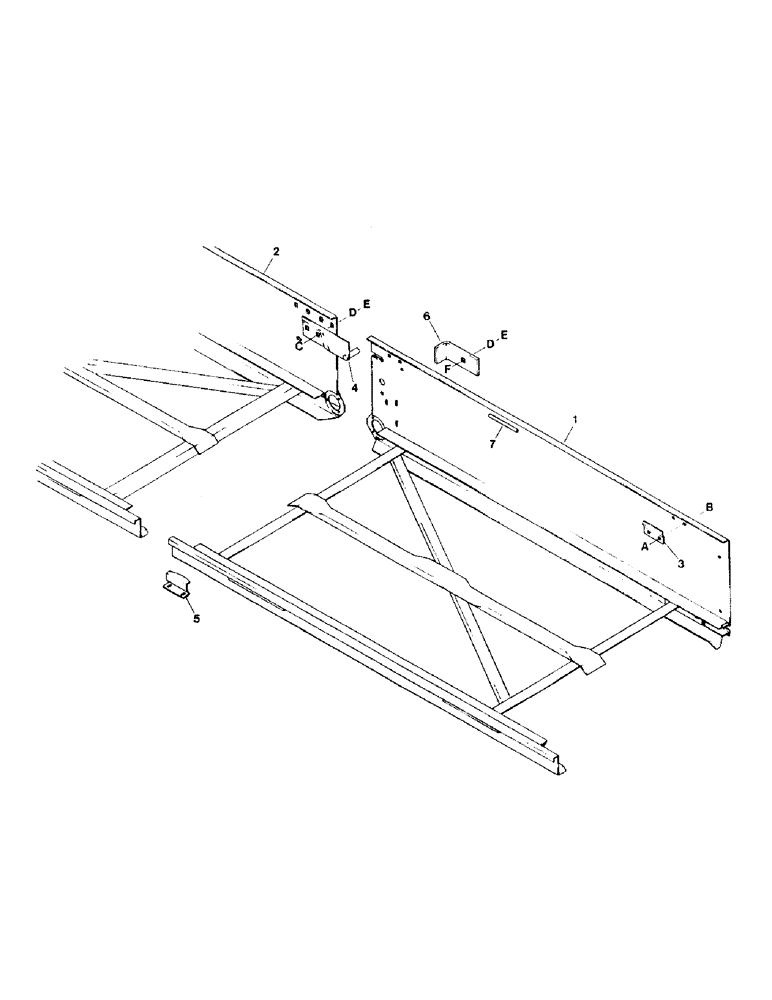 Схема запчастей Case IH 6000 - (9-06) - SHIFTING DECKS, ADJUSTABLE OPENING, 21, 25 AND 30 FOOT HEADERS (09) - CHASSIS/ATTACHMENTS