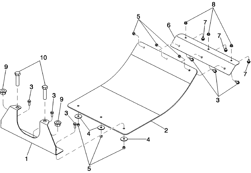 Схема запчастей Case IH 620 - (05-14) - TRASH SHIELD ASSEMBLY, POWER GUIDE AXLE MOTOR (04) - STEERING
