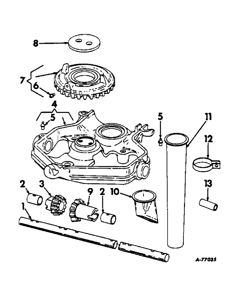 Схема запчастей Case IH 686 - (F-06) - HOPPER DRIVE, FOR 486, 489, 686 AND 689 PLANTERS 