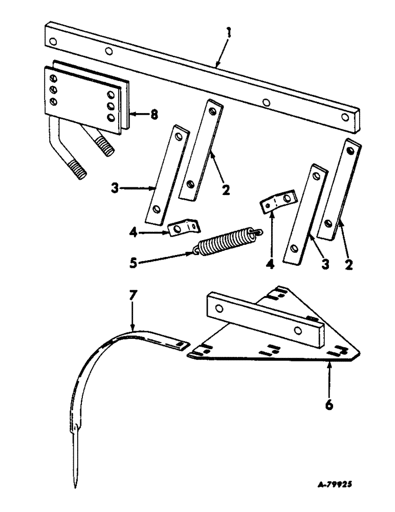 Схема запчастей Case IH 658 - (L-24) - SPRING TOOTH TILLAGE ATTACHMENT 