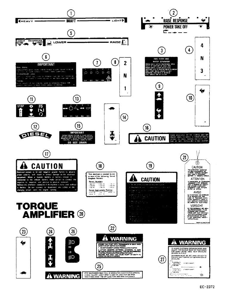 Схема запчастей Case IH 685 - (9-680) - PRODUCT GRAPHICS (09) - CHASSIS/ATTACHMENTS