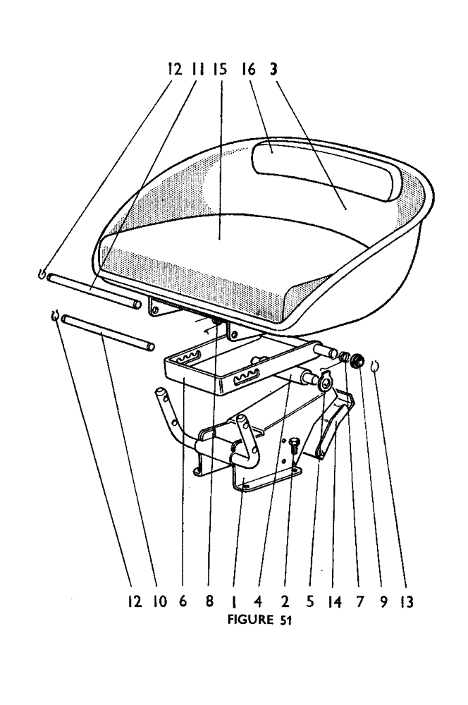 Схема запчастей Case IH 880UE - (78) - SEAT AND SUPPORT (12) - CHASSIS