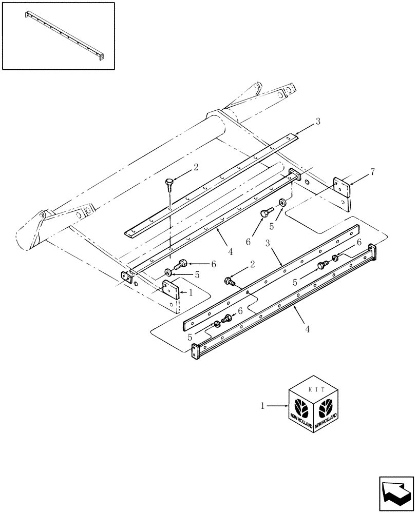 Схема запчастей Case IH RBX461 - (093) - SCRAPER KIT, SERPENTINE ROLLER (88) - ACCESSORIES