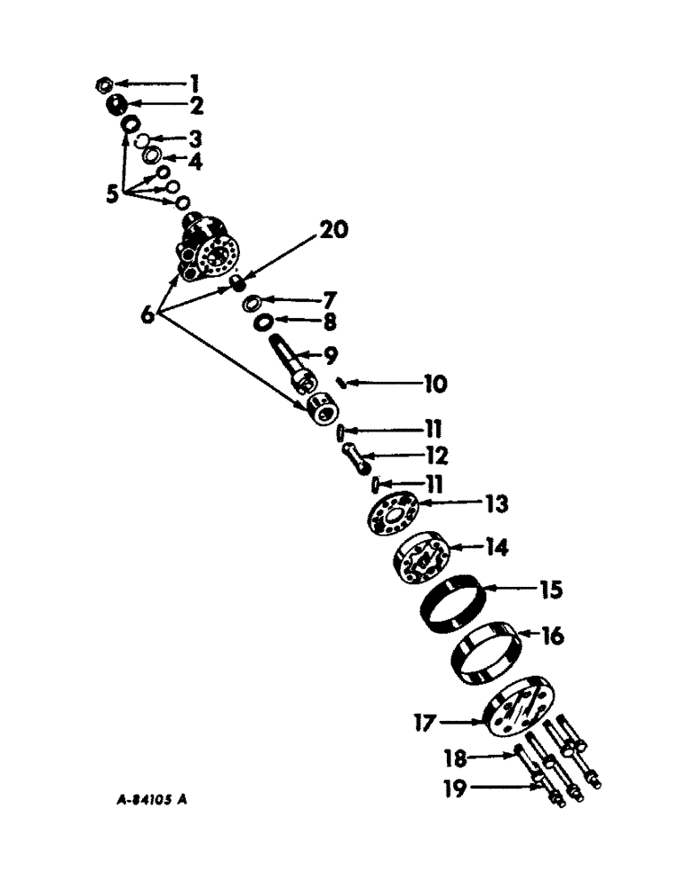 Схема запчастей Case IH 656 - (J-16) - STEERING MECHANISM, HYDROSTATIC POWER STEERING HAND PUMP Steering Mechanism