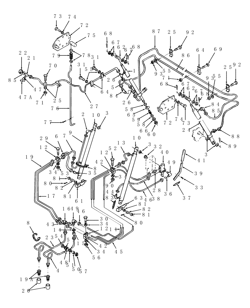 Схема запчастей Case IH RBX561 - (016) - HYDRAULICS (35) - HYDRAULIC SYSTEMS