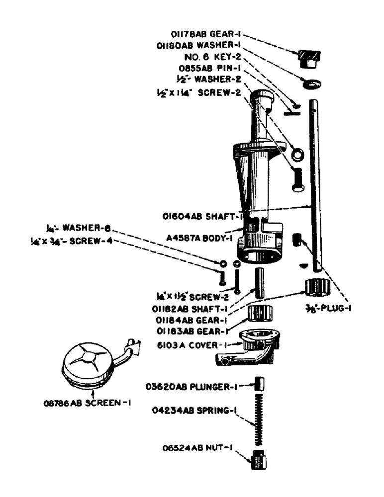Схема запчастей Case IH DC-SERIES - (014) - OIL PUMP, D, DC, DO, DV (02) - ENGINE
