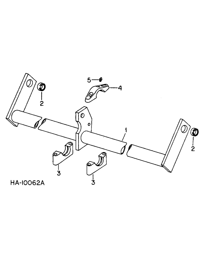 Схема запчастей Case IH 5000 - (G-06) - 5000 VIBRA CHISEL, TRAIL BEHIND, ROCKSHAFT UNIT 