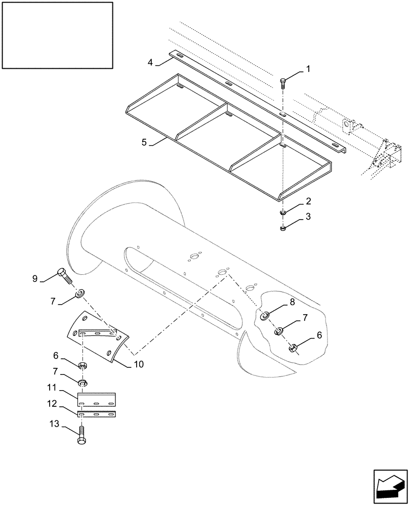 Схема запчастей Case IH 2040 - (18.84095973[01]) - DIA : SWEEPERS (18) - ACCESSORIES