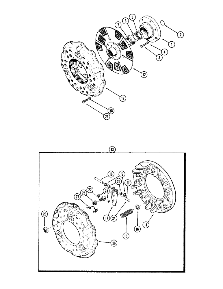 Схема запчастей Case IH 1470 - (019A) - P.T.O. ADAPTER, (504BDT) DIESEL ENGINE (02) - ENGINE