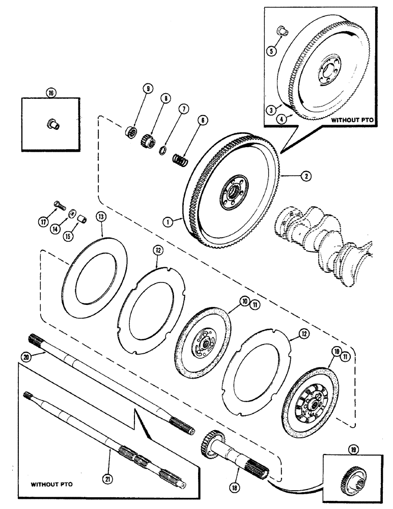 Схема запчастей Case IH 2470 - (212) - CLUTCH, TORQUE LIMITER (06) - POWER TRAIN