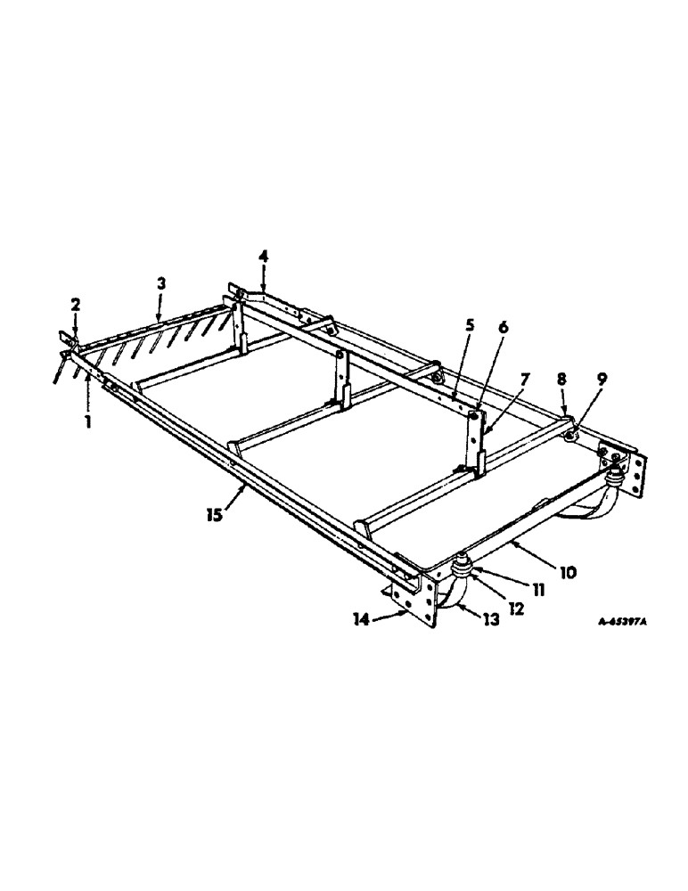 Схема запчастей Case IH 401 - (M-07) - GAUGE SHOE SECTION 