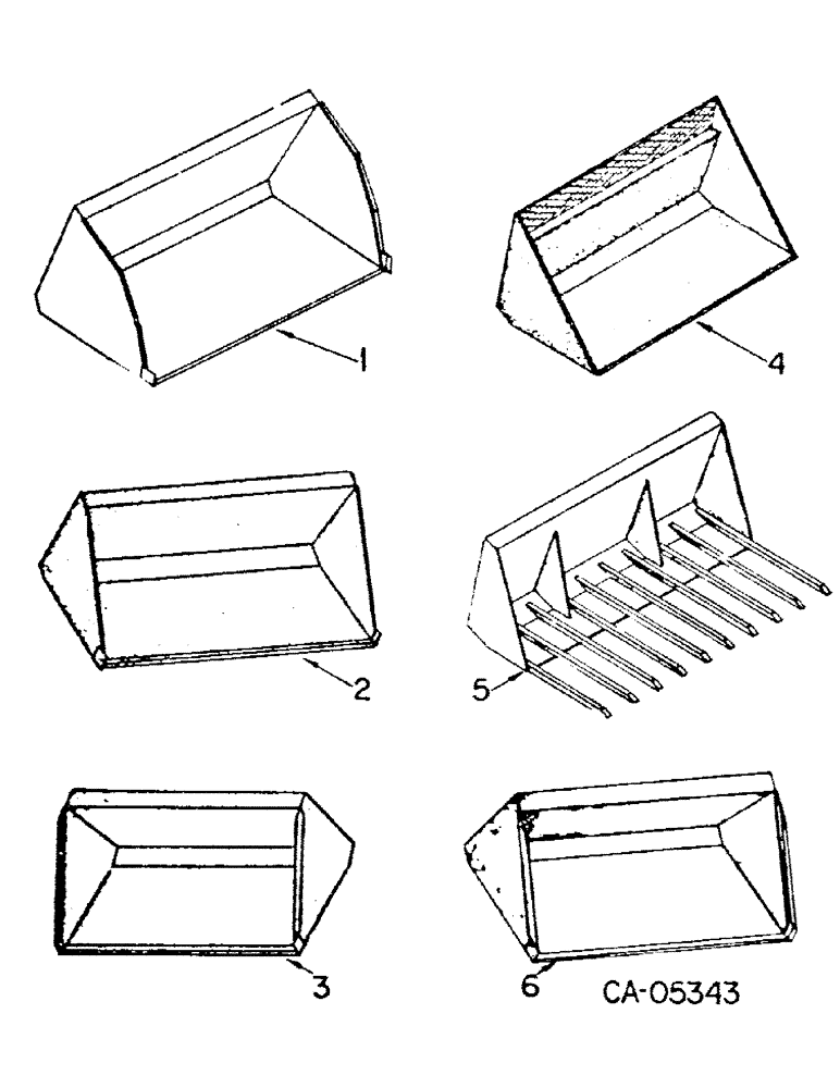 Схема запчастей Case IH 4120 - (17-3) - MOUNTED EQUIPMENT, LOADER BUCKETS ATTACHMENTS (05) - SUPERSTRUCTURE