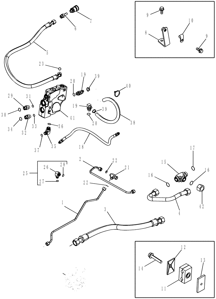 Схема запчастей Case IH MX215 - (07-10) - TRAILER BRAKES - HYDRAULIC - ASN Z7RZ01521 (07) - BRAKES