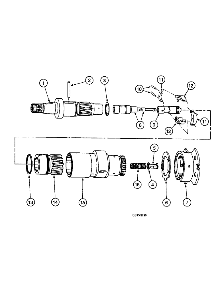 Схема запчастей Case IH DT-414 - (9C-60) - FUEL INJECTION PUMP, CAMSHAFT 