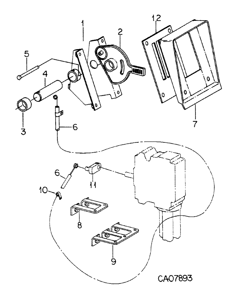 Схема запчастей Case IH 5488 - (10-36) - HYDRAULICS, AUXILIARY VALVE FLOW CONTROLS (07) - HYDRAULICS