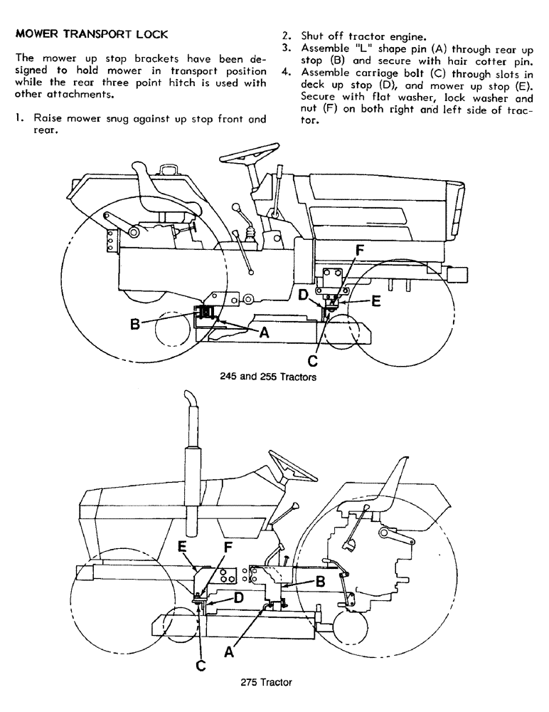 Схема запчастей Case IH 72MS - (27) - MOWER TRANSPORT LOCK 