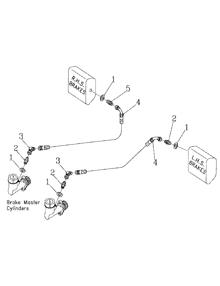 Схема запчастей Case IH 7000 - (B06-41) - HYDRAULIC CIRCUIT, BRAKES 7000 Hydraulic Components & Circuits