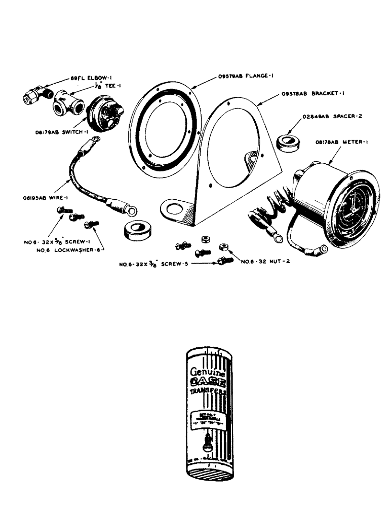 Схема запчастей Case IH SO-SERIES - (137) - ENGINE HOUR METER, S, SC, SO, TRANSFERS (04) - ELECTRICAL SYSTEMS