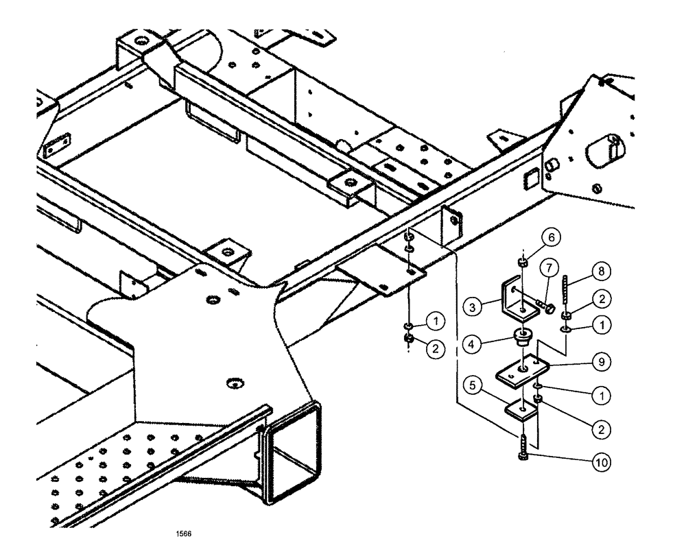 Схема запчастей Case IH SPX3200B - (050) - HYDROSTATIC PUMP MOUNTING GROUP (29) - HYDROSTATIC DRIVE