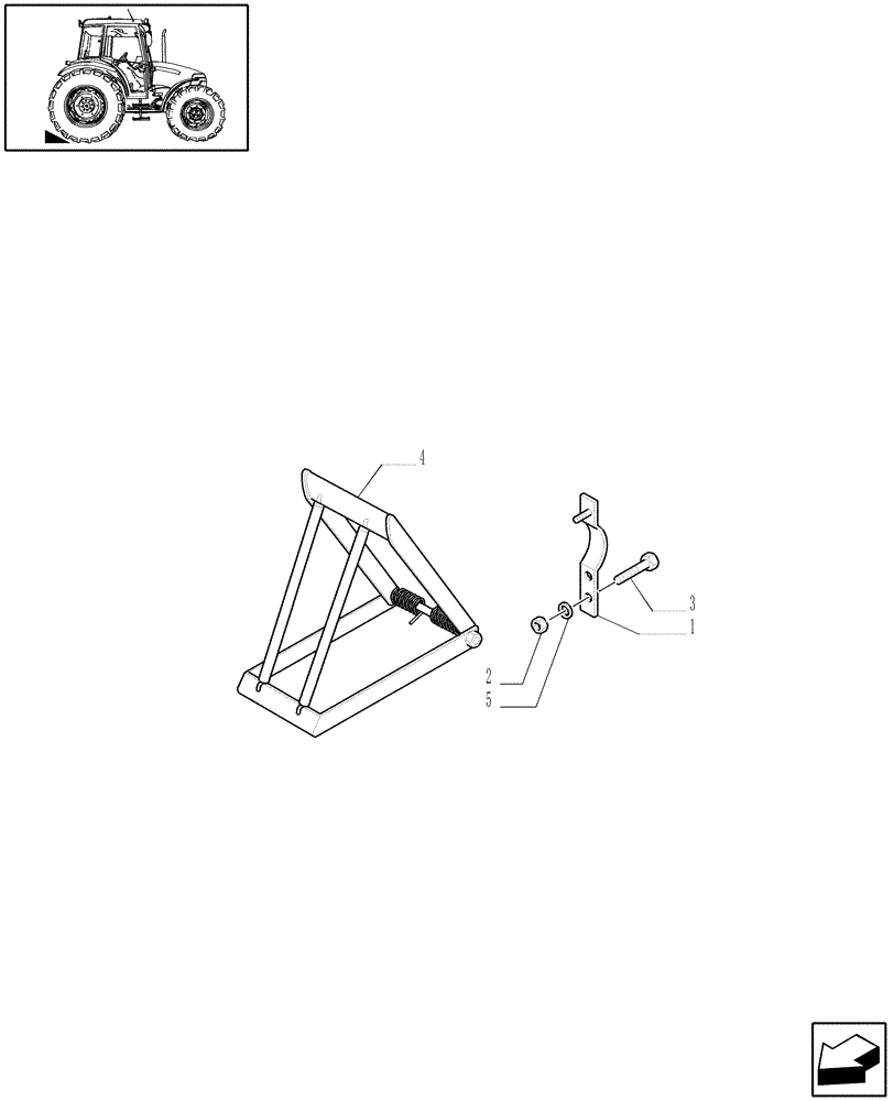 Схема запчастей Case IH JX60 - (1.92.991) - (VAR.864) WHEEL WEDGE (10) - OPERATORS PLATFORM/CAB