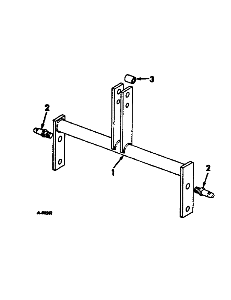 Схема запчастей Case IH 340 - (X-09[A]) - THREE POINT HITCH, CATEGORY II, FOR 7 FT CENTER SECTION 