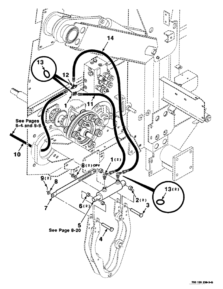 Схема запчастей Case IH RS551 - (8-18) - CLUTCH CONTROL HYDRAULIC ASSEMBLY (07) - HYDRAULICS