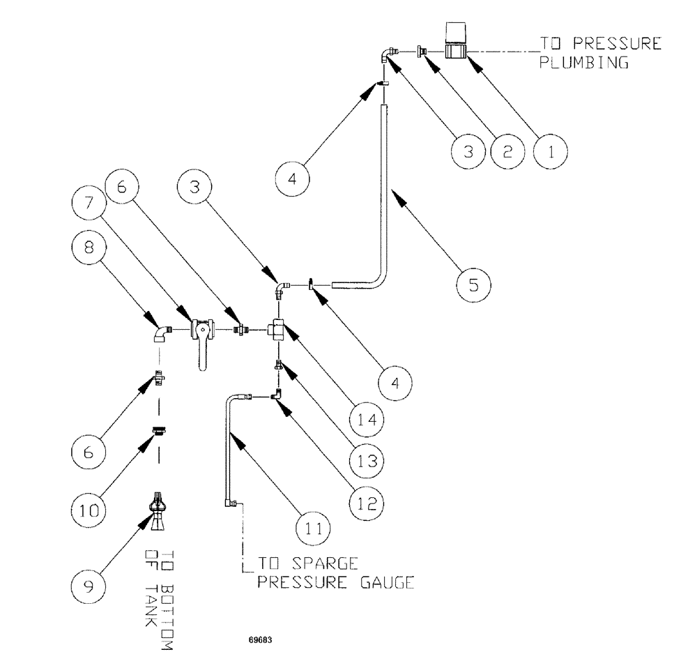 Схема запчастей Case IH SPX3185 - (192) - LIQUID PLUMBING, 750 GALLON SPHERICAL-SPARGE (78) - SPRAYING