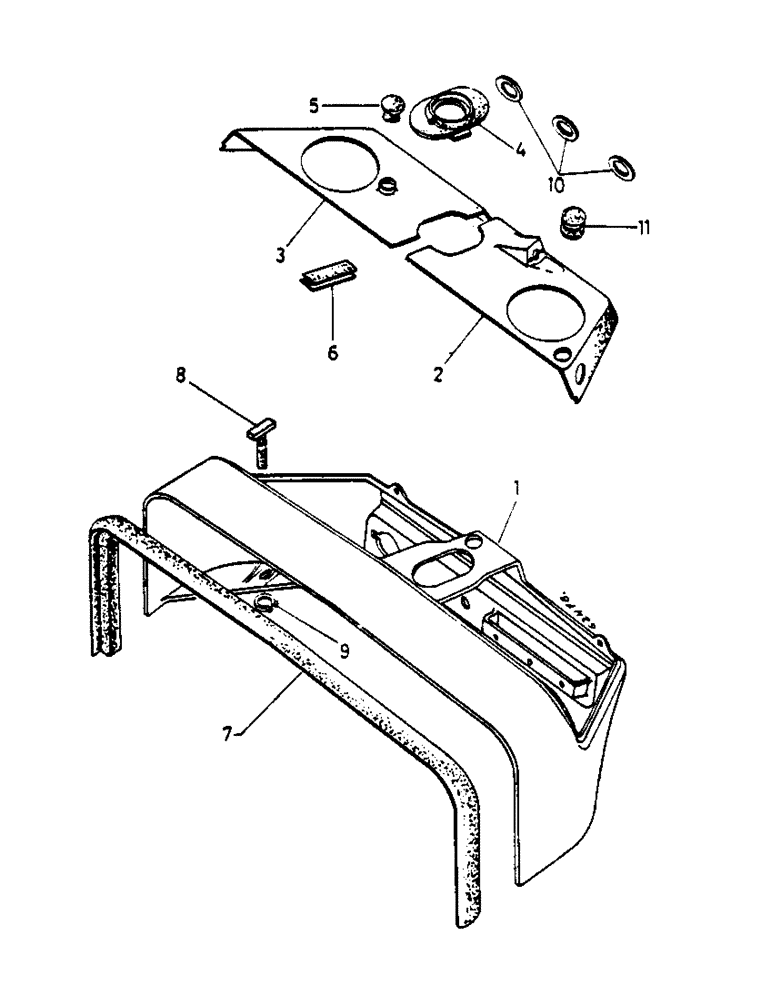 Схема запчастей Case IH 553 - (078) - INSTRUMENT PANEL (04) - ELECTRICAL SYSTEMS