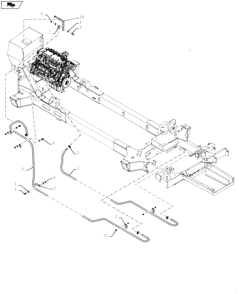 Схема запчастей Case IH 3230 - (50.100.01) - HEATER GROUP (50) - CAB CLIMATE CONTROL