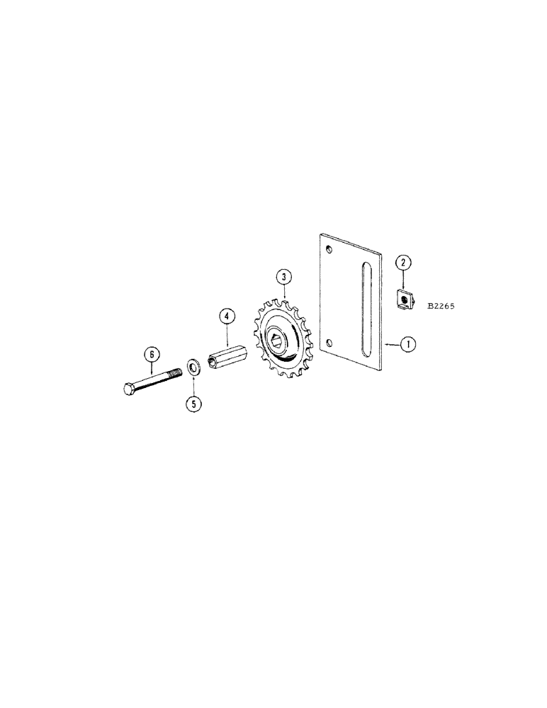 Схема запчастей Case IH 1010 - (058[A]) - TIGHTENER, AUGER AND MAIN HEADER DRIVE, SERIAL NUMBER 8262501 AND AFTER (58) - ATTACHMENTS/HEADERS