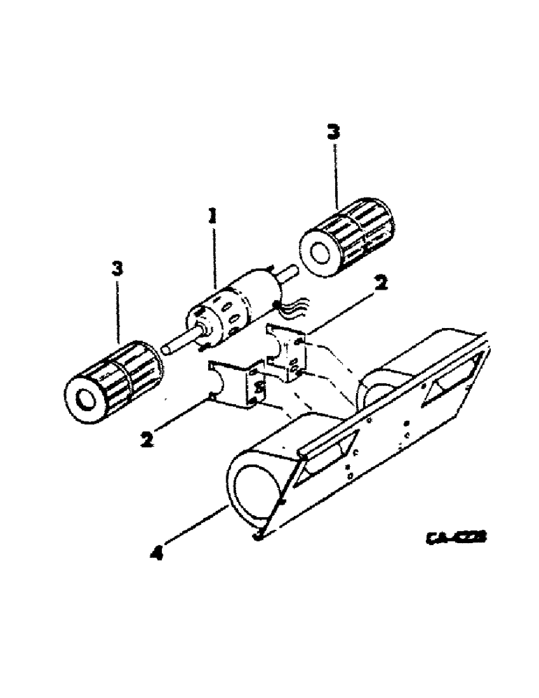 Схема запчастей Case IH 4386 - (13-12) - CAB AND SUPERSTRUCTURE, BLOWER ASSEMBLY (05) - SUPERSTRUCTURE