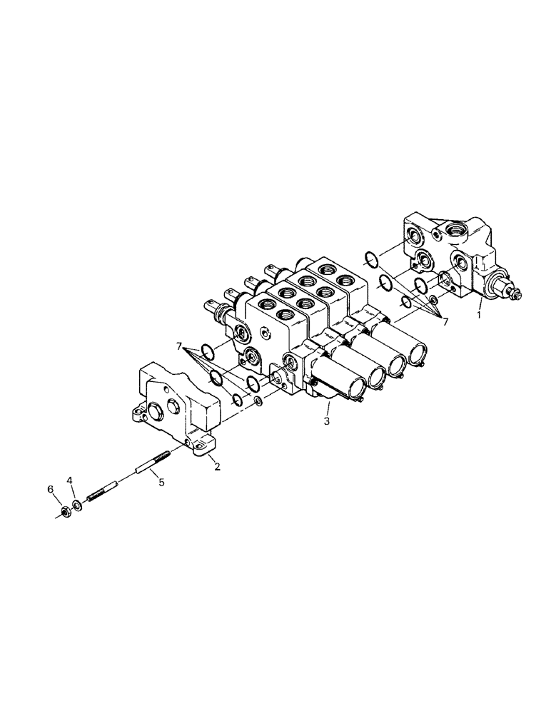 Схема запчастей Case IH CR-1225 - (08-15) - CONTROL VALVE ASSEMBLY (07) - HYDRAULICS