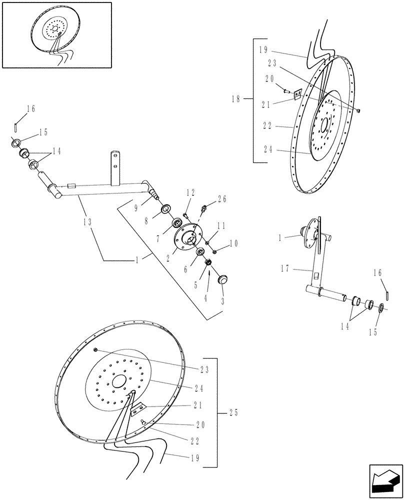 Схема запчастей Case IH WRX301 - (60.630.02) - RAKE WHEELS (60) - PRODUCT FEEDING