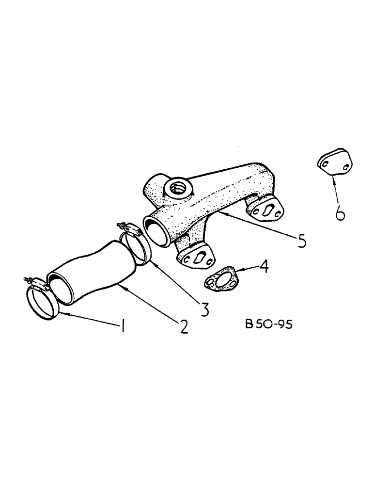 Схема запчастей Case IH 268 - (12-063) - COOLANT MANIFOLD Power