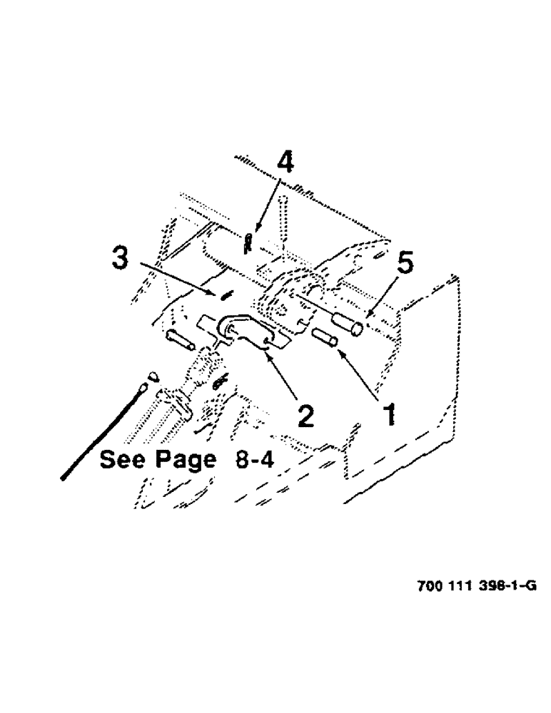 Схема запчастей Case IH 8330 - (8-06) - HEADER LIFT-LINKAGE (09) - CHASSIS
