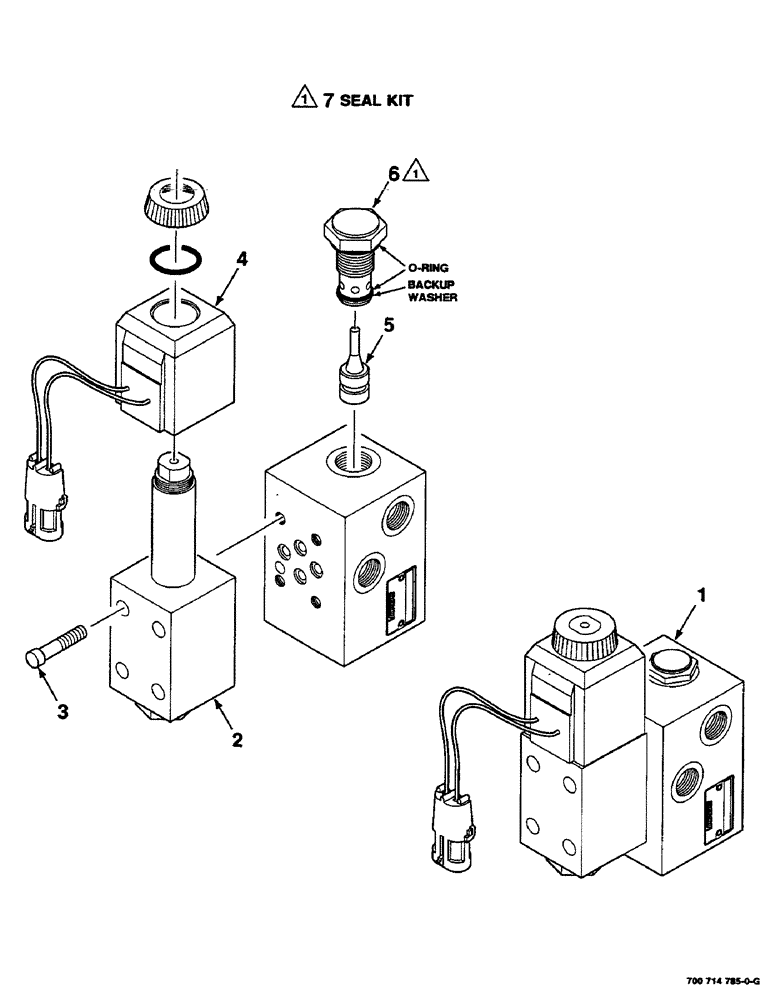 Схема запчастей Case IH RS551 - (8-30) - HYDRAULIC MANIFOLD ASSEMBLY, KICKER, 700714785 KICKER MANIFOLD ASSEMBLY COMPLETE (07) - HYDRAULICS